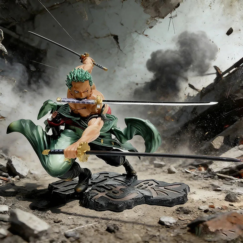 Classics Anime One Piece Anime Figure Three Thousand Worlds Bath Blood Roronoa Zoro Action Figure Collection Exquisite Model Gif