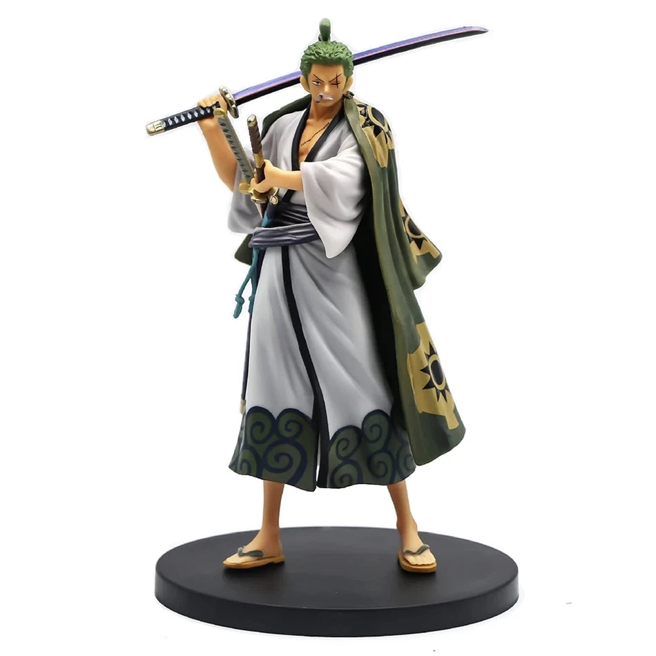 Classics Anime One Piece Anime Figure Three Thousand Worlds Bath Blood Roronoa Zoro Action Figure Collection Exquisite Model Gif