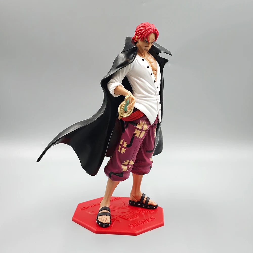 24.5cm/9.65in Anime ONE PIECE Figure Shanks Action Figures Pvc Statue Collection Model Toys Gifts