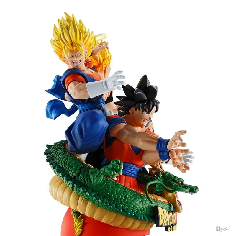 【In Stock】 Original MegaHouse【DRAGON BALL】PETITRAMA DX RE BIRTH Son Gokuu SHENRON VEGITO Anime Figure Gift