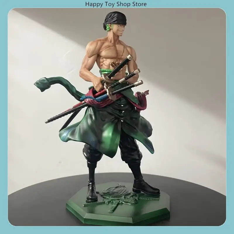 One Piece Roronoa Zoro Post Timeskip 27cm Standing Pose Anime Figure Statue Desktop Decoration Birthday Gift Collection