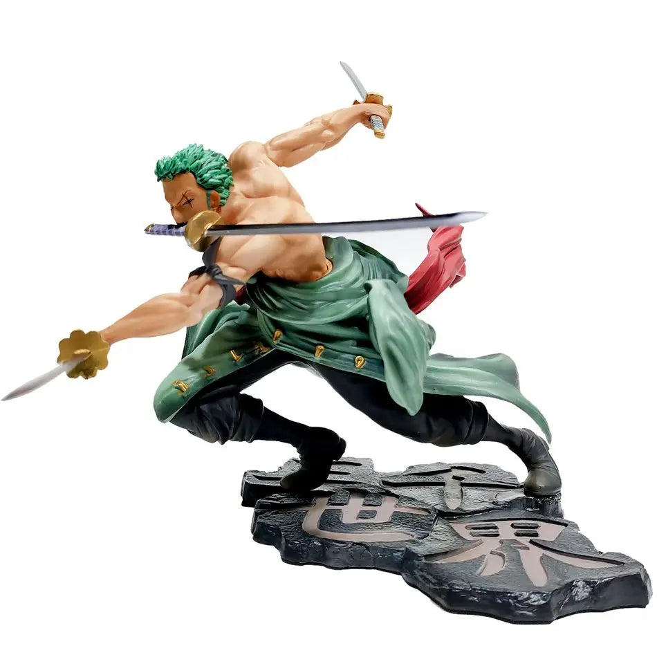 One Piece 10CM Figure Toys Anime GK Roronoa Zoro Three-blade Sa-maximum PVC Action Collection Figurine Model Dolls Gifts Kid