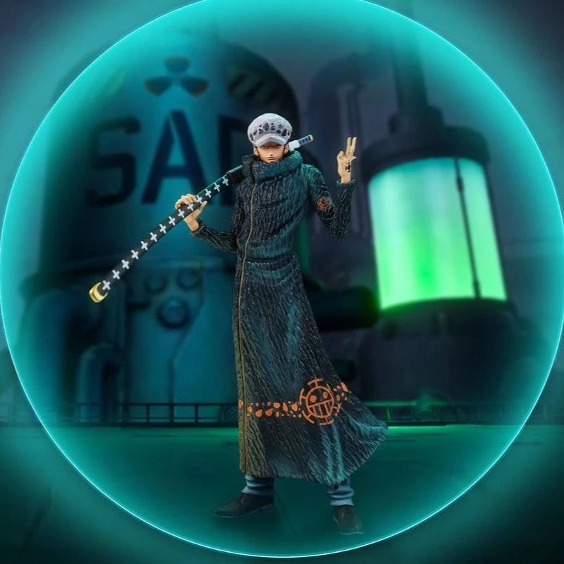 Hot Anime One Piece Law Figures Trafalgar D Water Law Figure Figurine Collection Statue Desk Decoration Boy Toys Christmas Gifts
