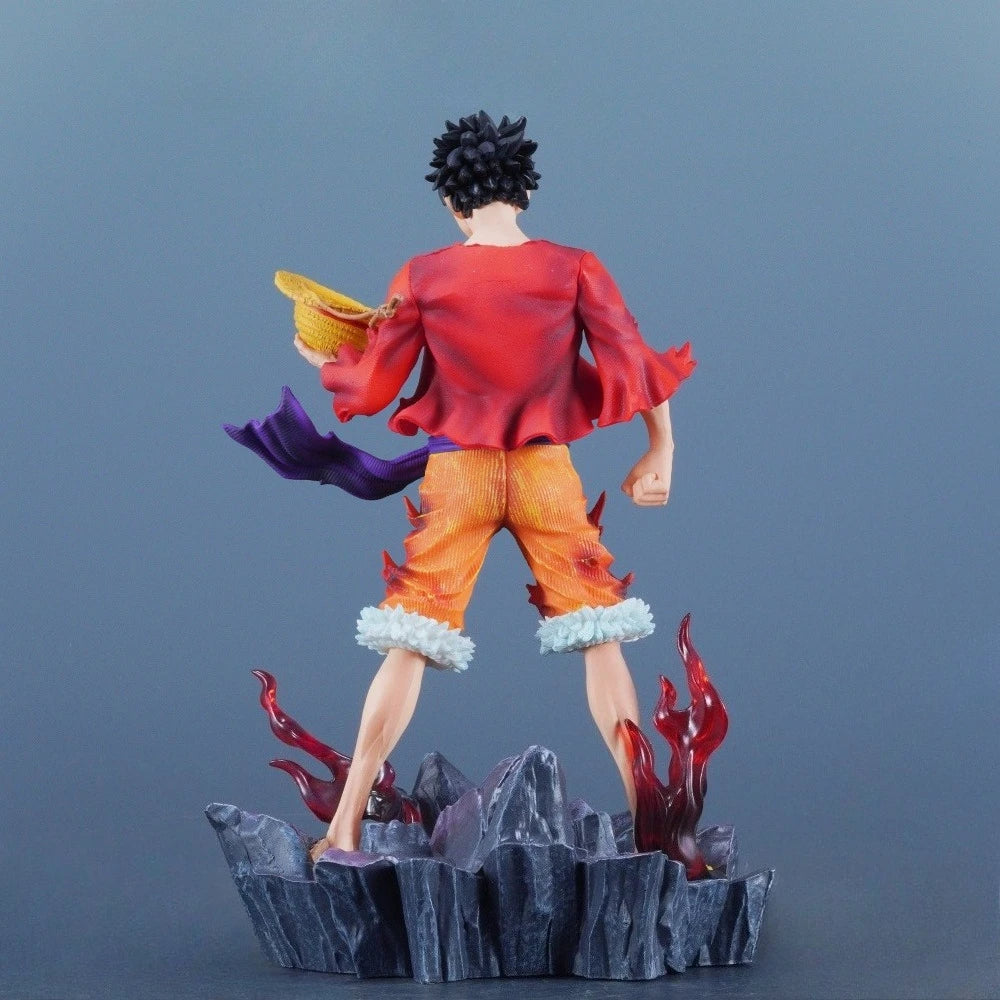 24cm/9.45in Anime ONE PIECE Figure Monkey D Luffy Action Figures Pvc Statue Desktop Ornamen Collection Model Toys Gifts