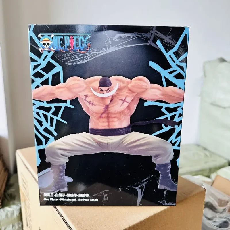 One Piece Anime White Beard Figurine Premium Prize Summit War Scene Desk Ornament Anime Trendy Toy Birthday Gifts
