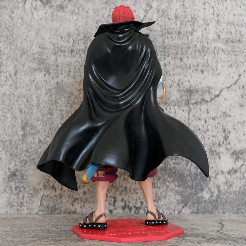 24.5cm/9.65in Anime ONE PIECE Figure Shanks Action Figures Pvc Statue Collection Model Toys Gifts