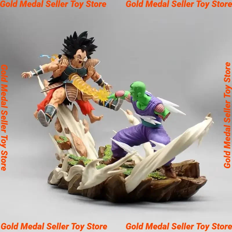 19cm Pvc Dragon Ball Anime Figures Son Goku Raditz Piccolo Gk Action Figures Model Statue Desktop Collection Decoration Toy Gift