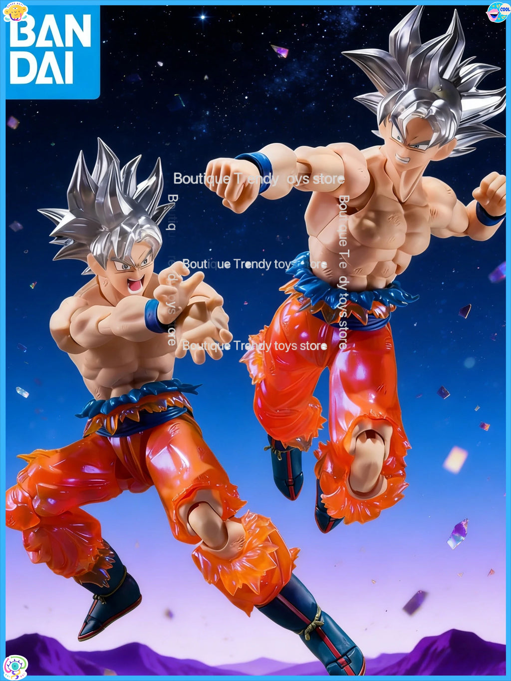 In Stock BANDAI Original S.H.Figuarts DRAGON BALL SON GOKU ULTRA LNSTINCL SHF Action Figure Model Gift for Kid