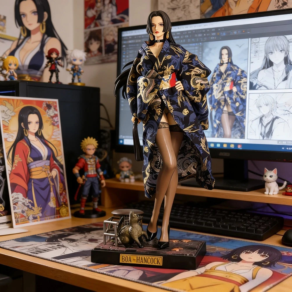 18.11in/46cm Anime ONE PIECE Figure Boa Hancock Action Figures PVC Statue Model Collection Toys Gifts