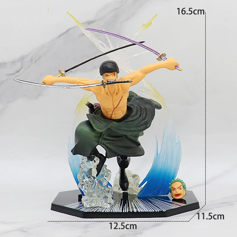 One Piece Luffy Roronoa Zoro Figure Toys Anime Portgas D Ace Vinsmoke Sanji Chopper Nami Robin PVC Figurine Model Dolls Gifts