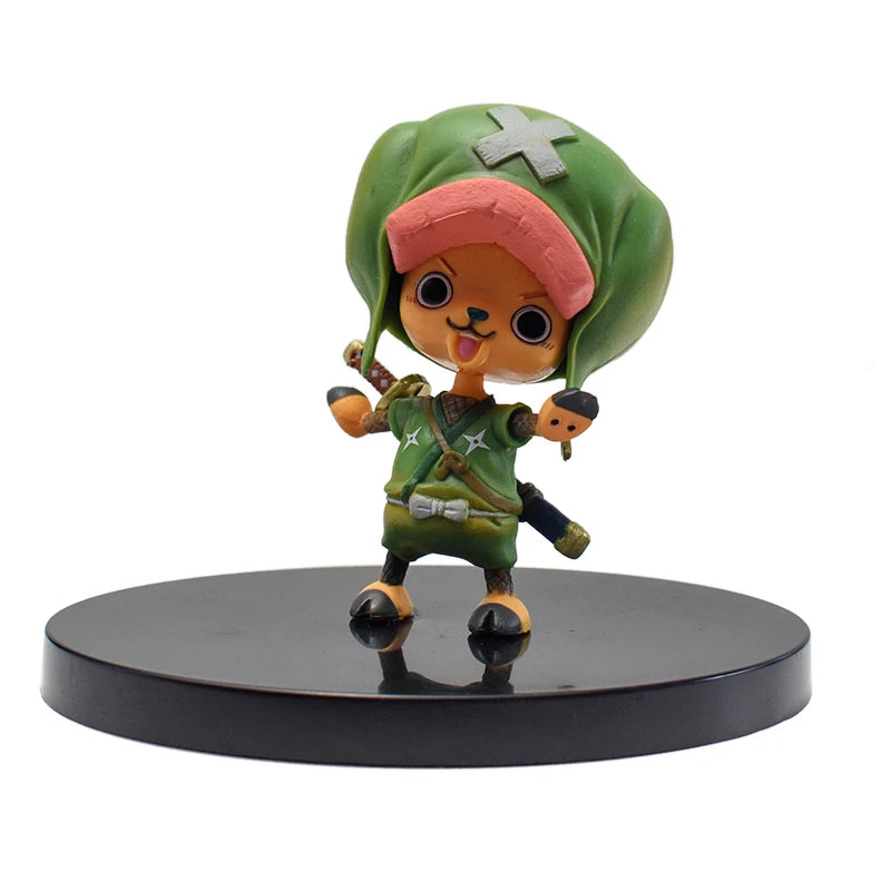 18CM One Piece Anime Figure Monkey D Luffy Zoro Chopper Nami Action Figurines PVC Collection Model Dolls Birthday Gifts For Kids