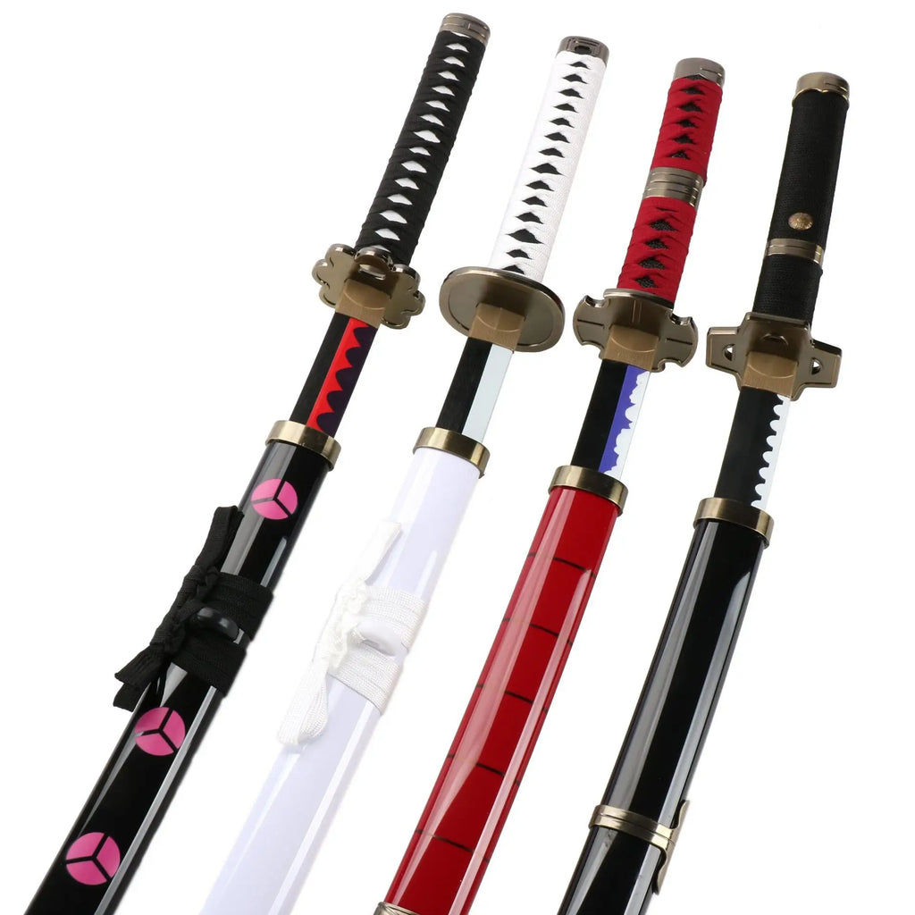 104cm Roronoa Zoro Sword Anime One Piece Cosplay Prop Knife Ninja Schwert Real Size Japanese Katana Original Samurai Sabre Toy