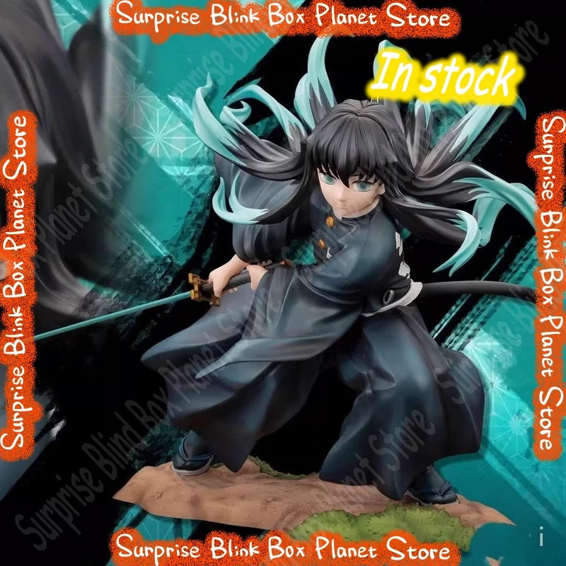Demon Slayer Akaza Koyuki Zenitsu Tanjiro Kamado Figure Infinity Castle Arc Anime Statue GK Collectible Model Toy For Fans Gift
