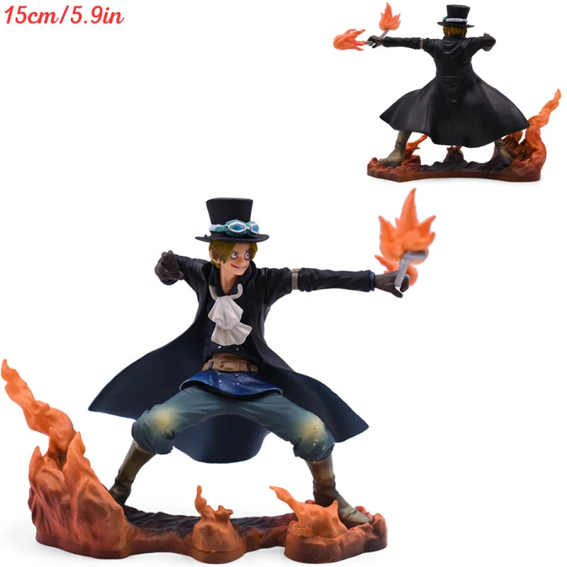 One Piece Luffy Roronoa Zoro Figure Toys Anime Portgas D Ace Vinsmoke Sanji Chopper Nami Robin PVC Figurine Model Dolls Gifts