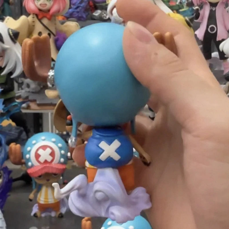 Hot In-Stock One Piece Anime Surrounding Cute Creative Q Version Table Set Up And Placed Two Years Later Little Joba Model Gift