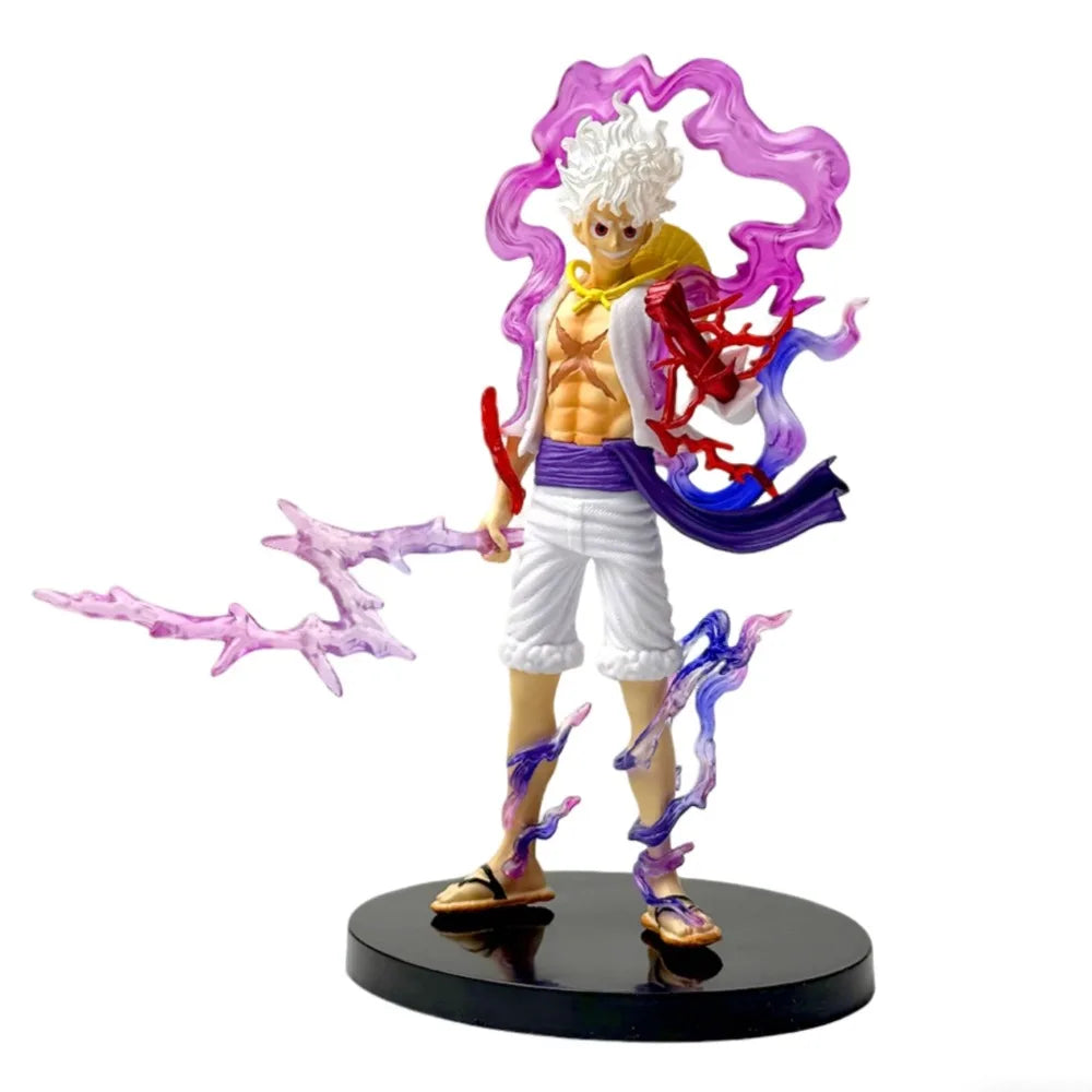 21cm One Piece Anime figure Luffy GEAR 5 Figurine Nika Luffy Sun God Action Figures Collectible Model Toys Gift