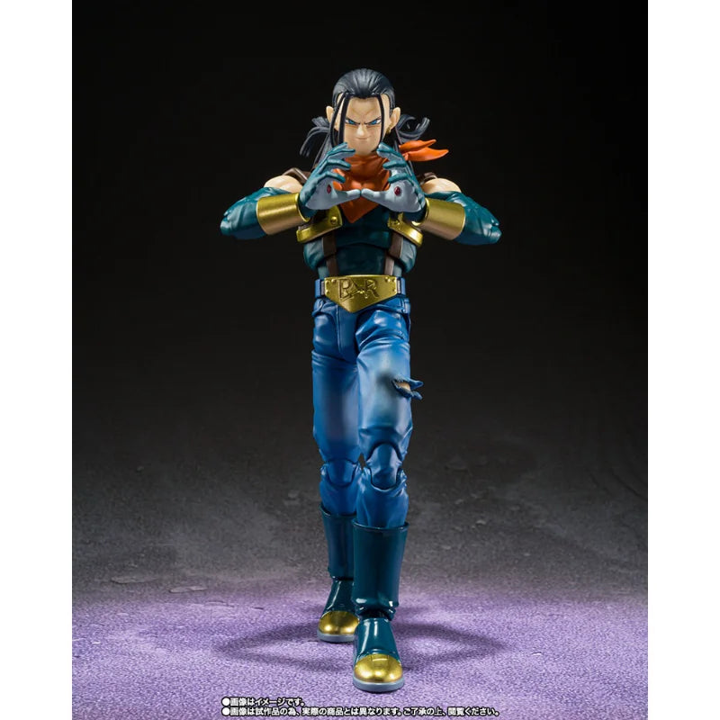 Bandai Tamashii Limited Dragon Ball GT SH Figuarts Super Android 17 Action Figure Collectible in Stock