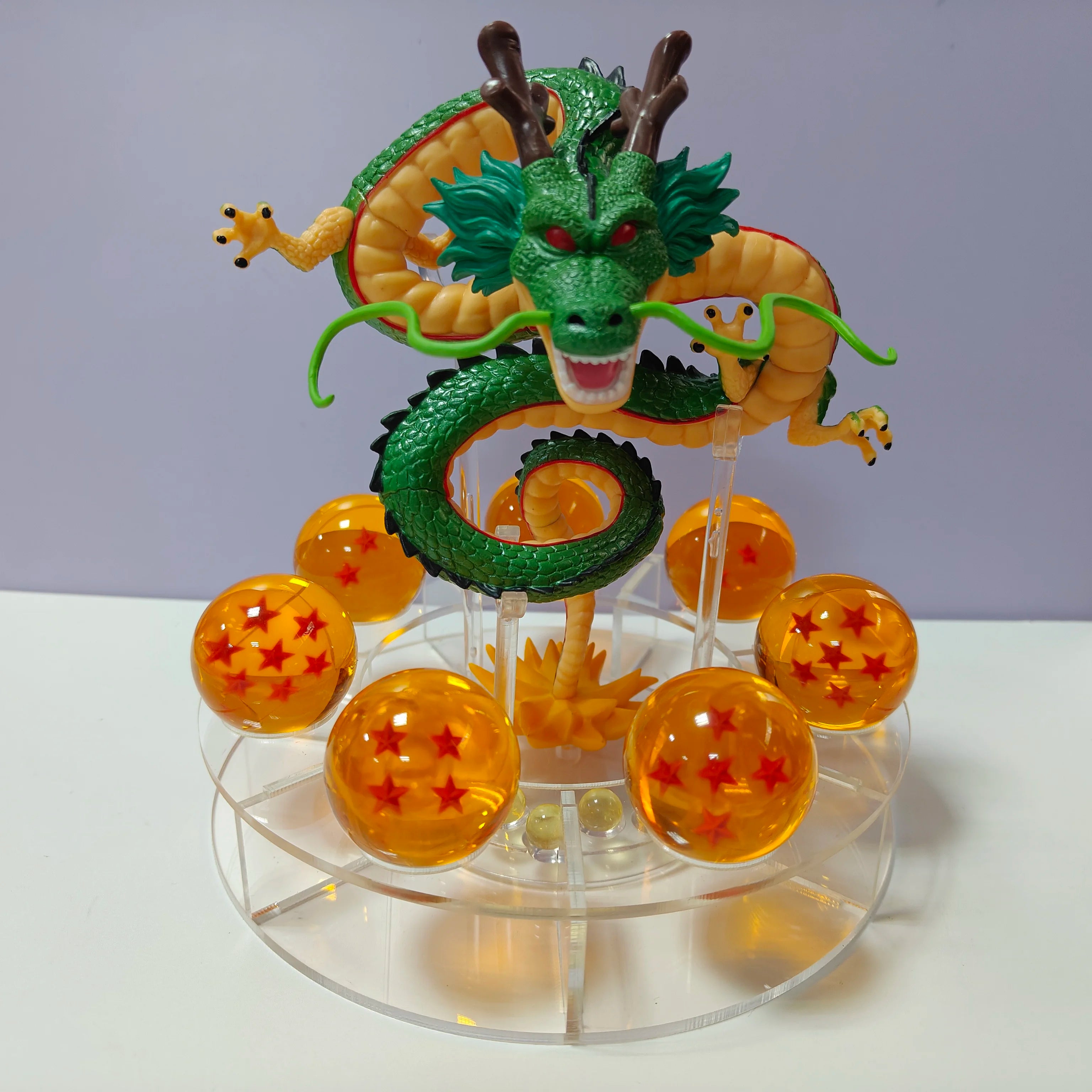 Dragon Ball Z Anime Shenlong Shenron DIY Crystal Ball 3.5cm Action Figure Toys Dragon Ball Super Model Figurine Toys For Gift