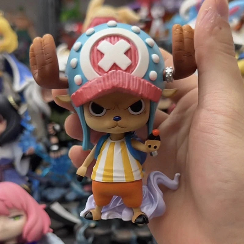 Hot In-Stock One Piece Anime Surrounding Cute Creative Q Version Table Set Up And Placed Two Years Later Little Joba Model Gift
