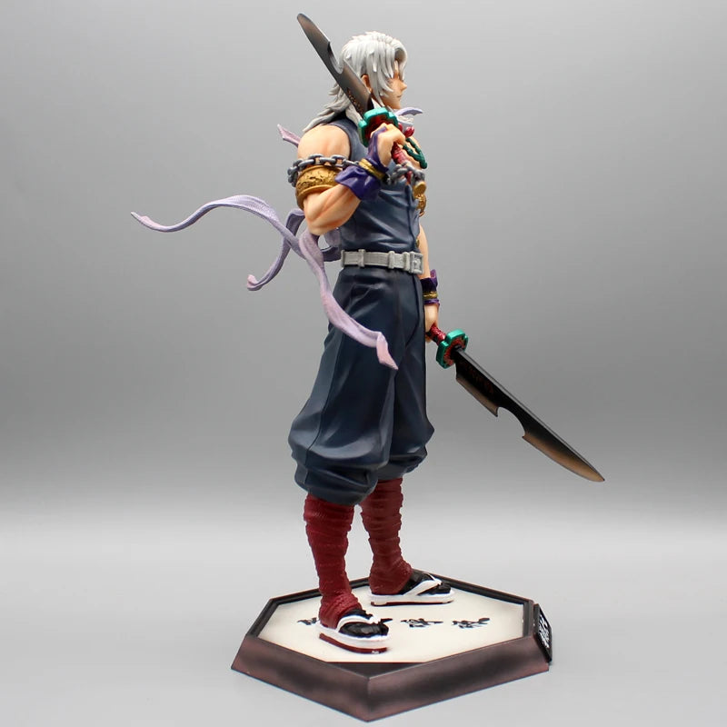 Demon Slayer Anime Figure Uzui Tengen Gk Statue Figurine Pvc Model Doll Collection Desktop Ornament Toys Birthday Gifts
