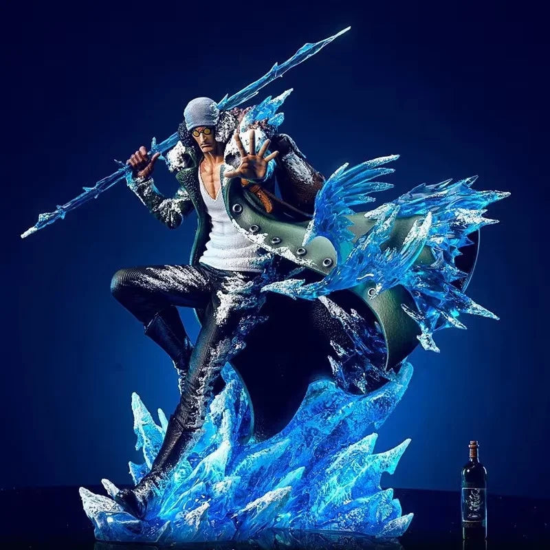 Lx One Piece Rebel Aokiji Max Series Double Head Sculpt Anime Collectible Scene Statue Action Figure For Adult Collection Gift