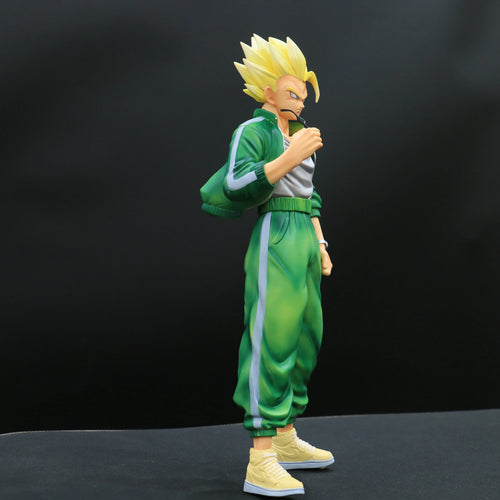 11.6in/29.5cm Statue Dragon Ball Z Son Gohan Figure High School Gohan Super Saiyan Action Figures Collection Model Toys Gifts