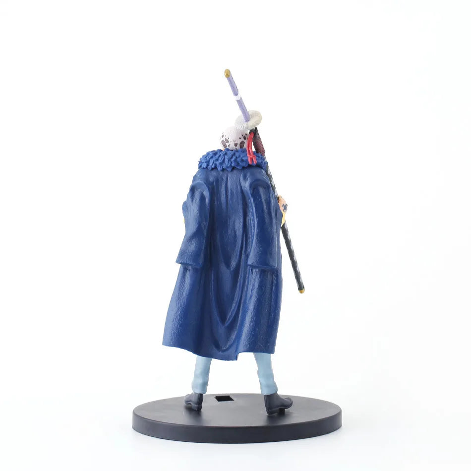 Hot Anime Figure One Piece DXF Wano Country Trafalgar Law PVC Collection Model Dolls Toy For Gift 18cm