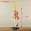 Anime One Piece Nami Figure Magic Weather Wand WT100 Commemorative One Hundred Scenes of the Great Pirates by Eiichiro Oda Model