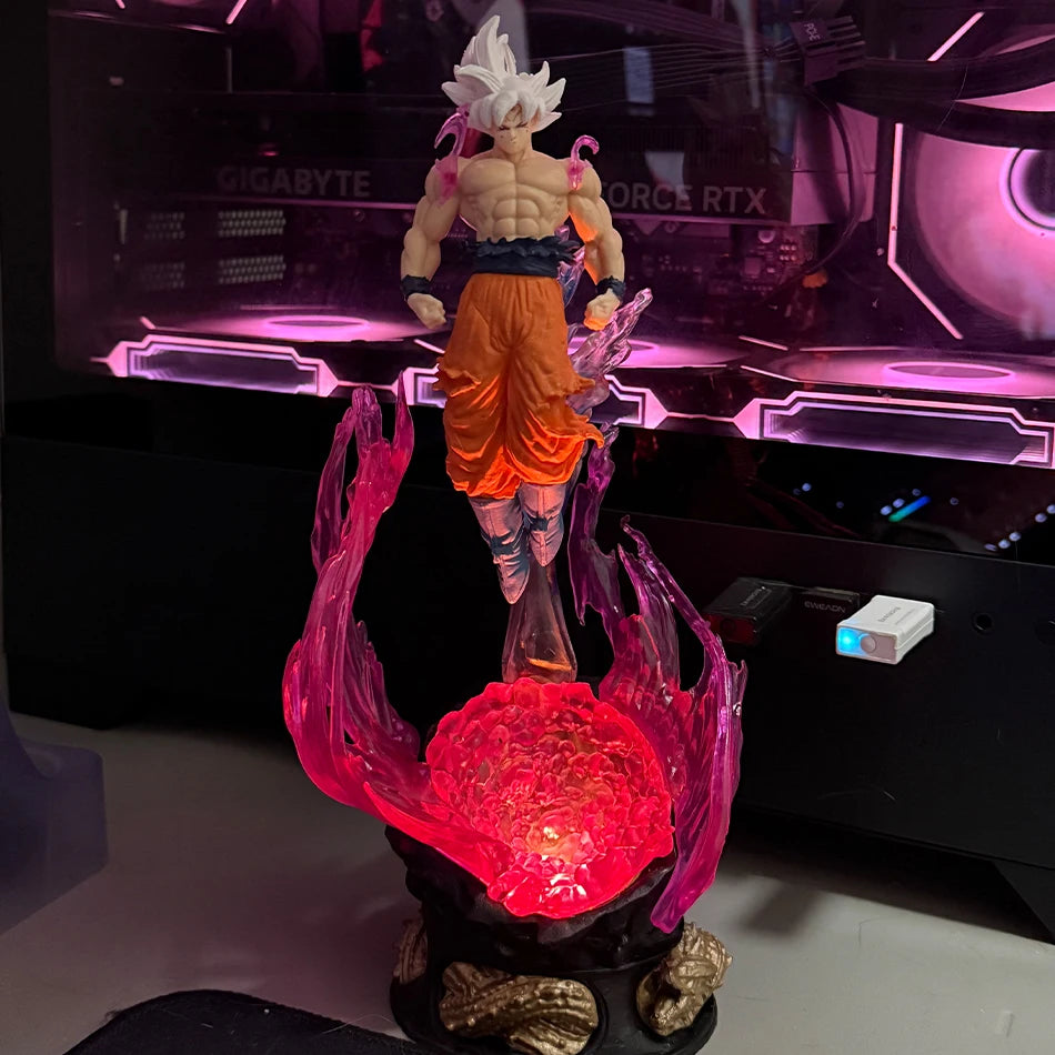 HOT Sale Figure Dragon Ball Z Goku Ultra Instinct Figure Ultra Instinto Goku Figures 25cm PVC Statue Collection Model Toys Gifts