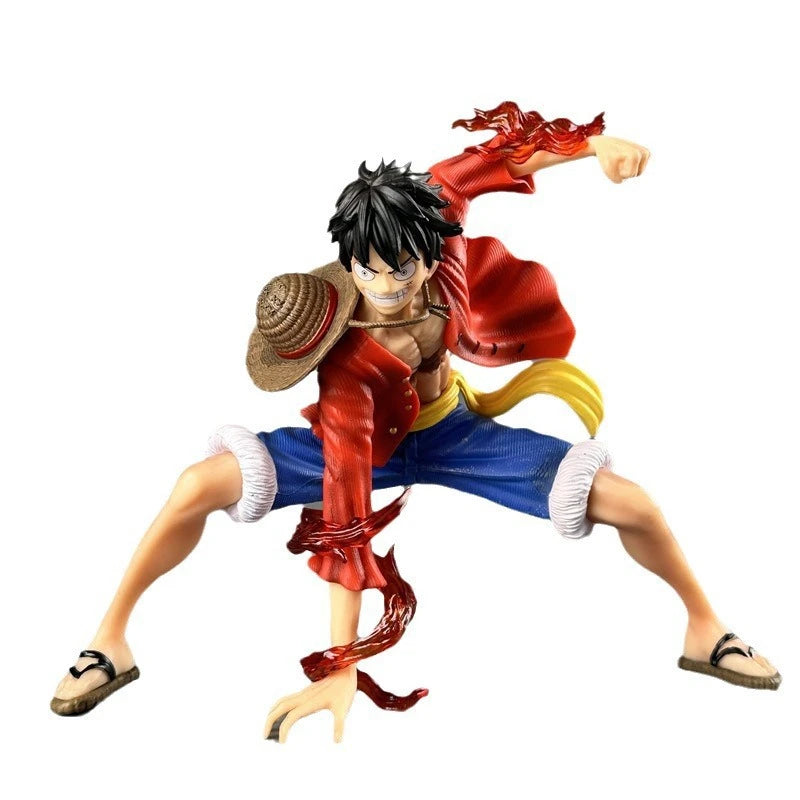 18cm One Piece Monkey D. Luffy Luffy Figures Battle Style Action Figures Anime Collection PVC Model Doll Toys Kid Birthday Gifts