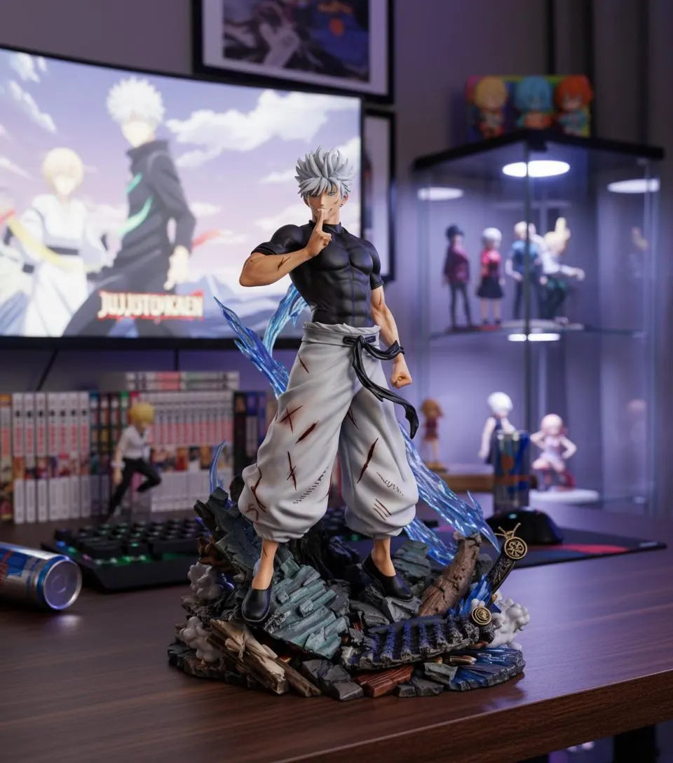 Gojo Satoru 23.5Cm Anime Inspired Figure Jujutsu Kaisen PVC Statue Honored One Collector Gift