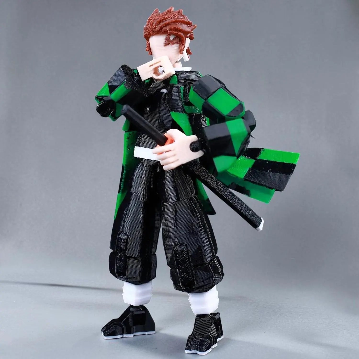 3D Printed Demon Slayer Akaza Kamado Tanjirou Anime Multi-Jointed Shapeshift Toys Action Figures Mannequin Model Ornaments Gifts Toy