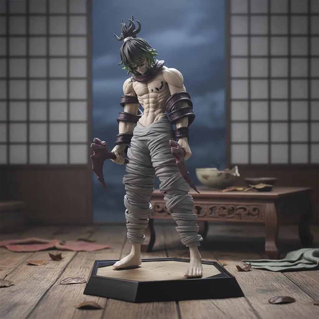 Gyutaro Demon Slayer Figure | Upper Rank Six Anime Collectible | Collectible PVC Statue