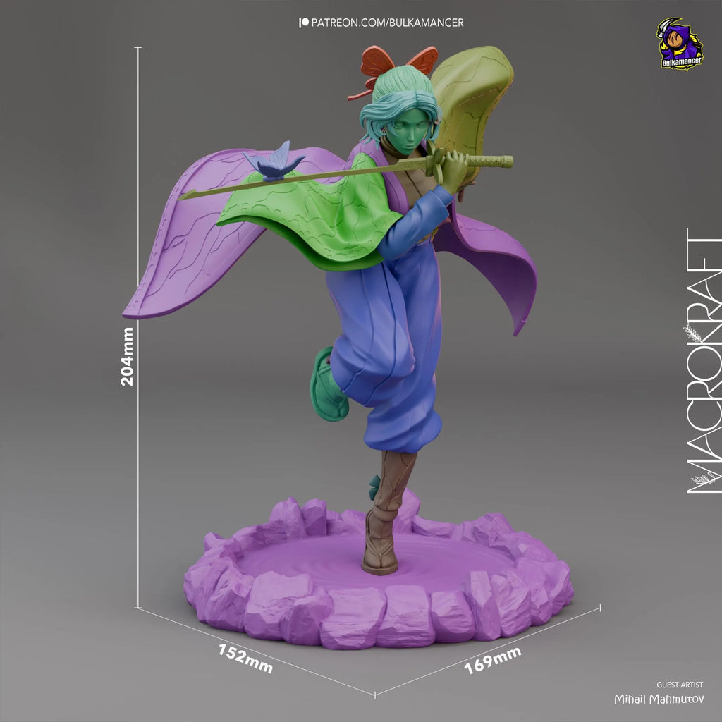 SHINOBU KOCHO | DS Collectible Figure | Highly Detailed Resin Statue & Figurine for Painting and Display | Handcrafted Art Model