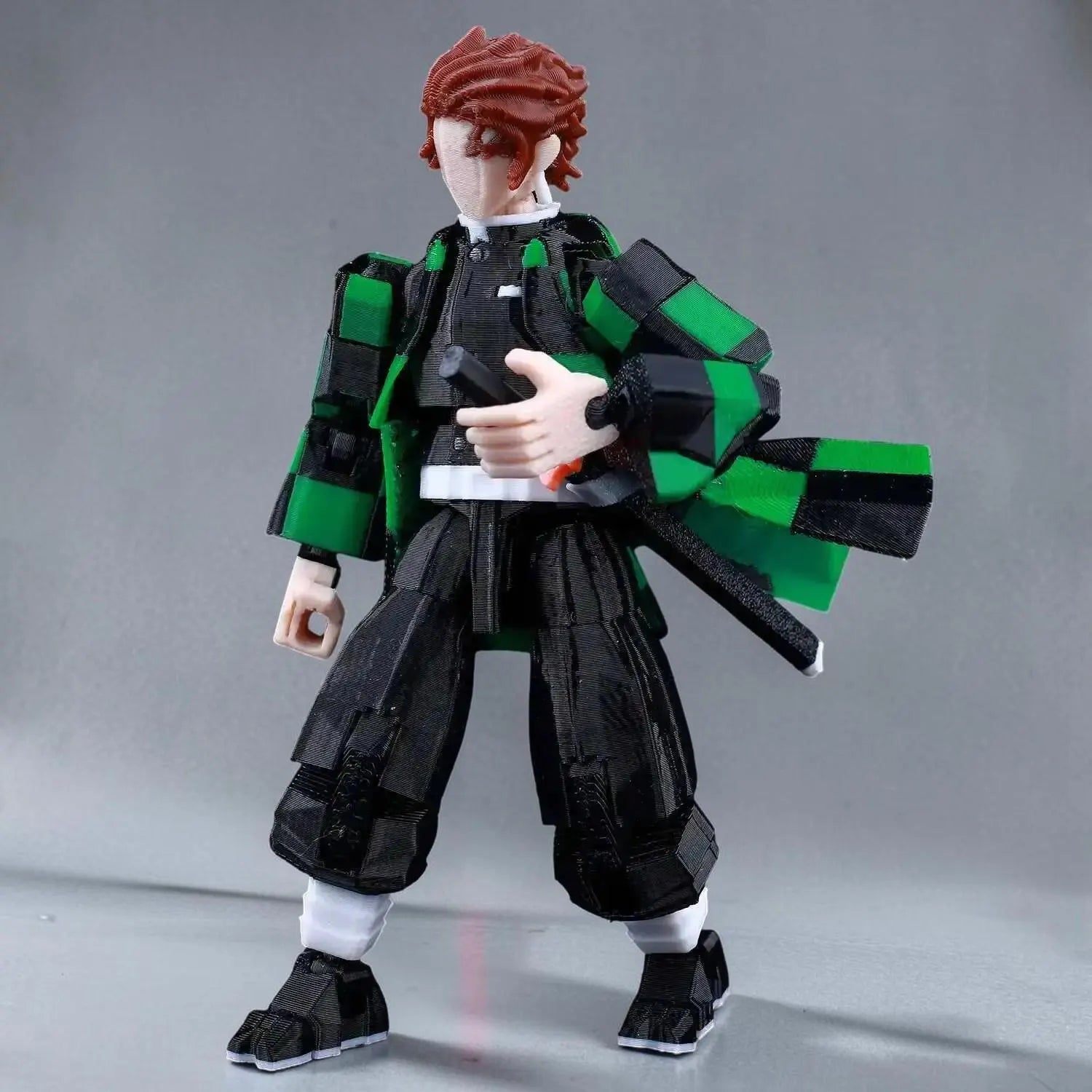 3D Printed Demon Slayer Akaza Kamado Tanjirou Anime Multi-Jointed Shapeshift Toys Action Figures Mannequin Model Ornaments Gifts Toy