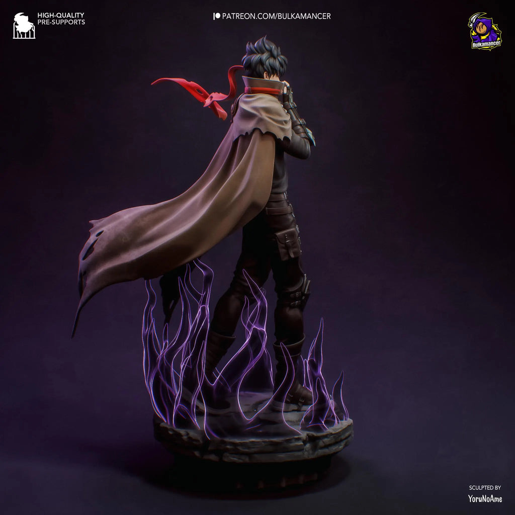 Sung Jinwoo Solo Leveling Inspired Fan Art 1/8 Scale Resin Statue | Bulkamancer