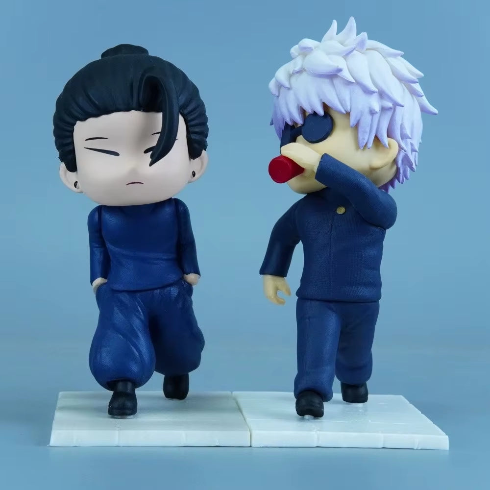 11Cm/4.33In Anime Jujutsu Kaisen Figure Geto Suguru Gojo Satoru Action Figures Pvc Statue Collection Model Toys Gifts