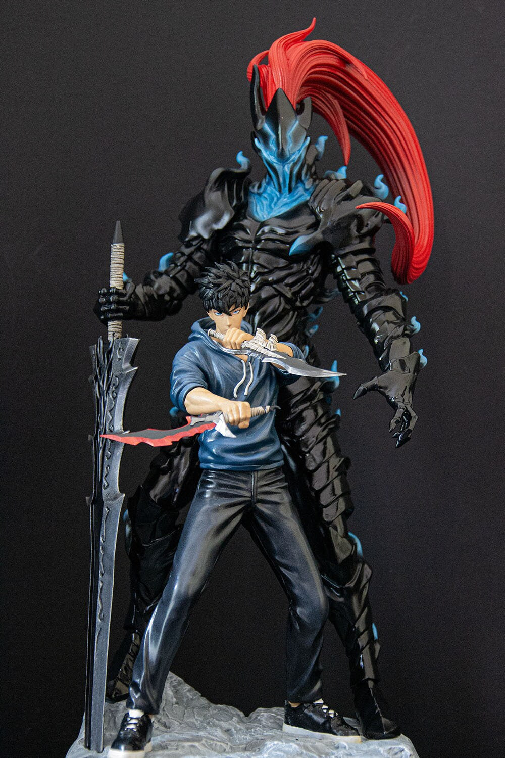 Sung Jinwoo Anime - Hand Painted - Resin Print