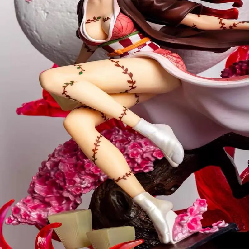 Demon Slayer GK Figure Nezuko Kamado Blood Demon Art Ver. 14Cm Anime Collectible Model Toy Boxed Gift Ornament for Fans