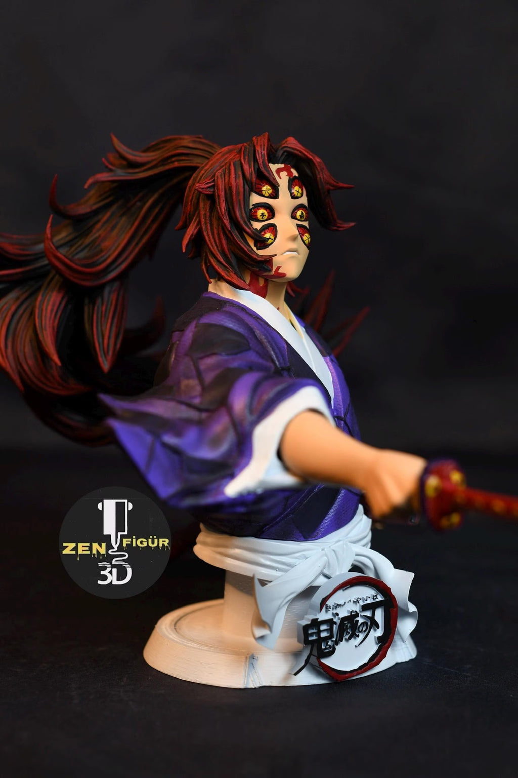 Kokushibo Demon Slayer Statue – Hand-Painted Resin Figure