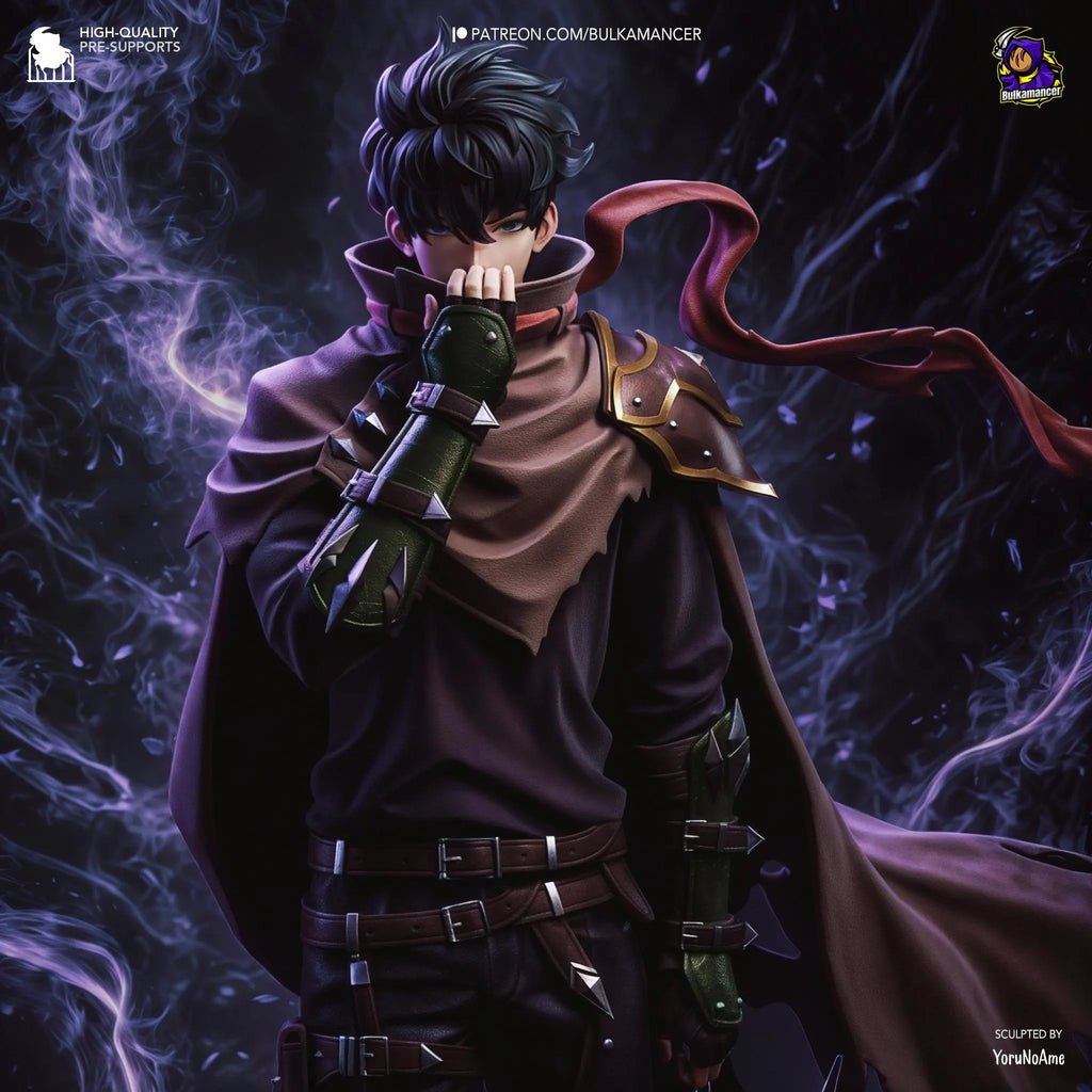 Sung Jinwoo Solo Leveling Inspired Fan Art 1/8 Scale Resin Statue | Bulkamancer