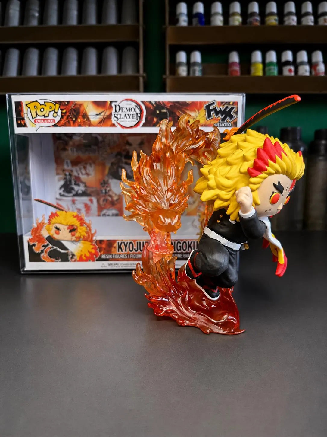 Kyojuro Rengoku Demon Slayer Custom Funko Pop Kimetsu No Yaiba