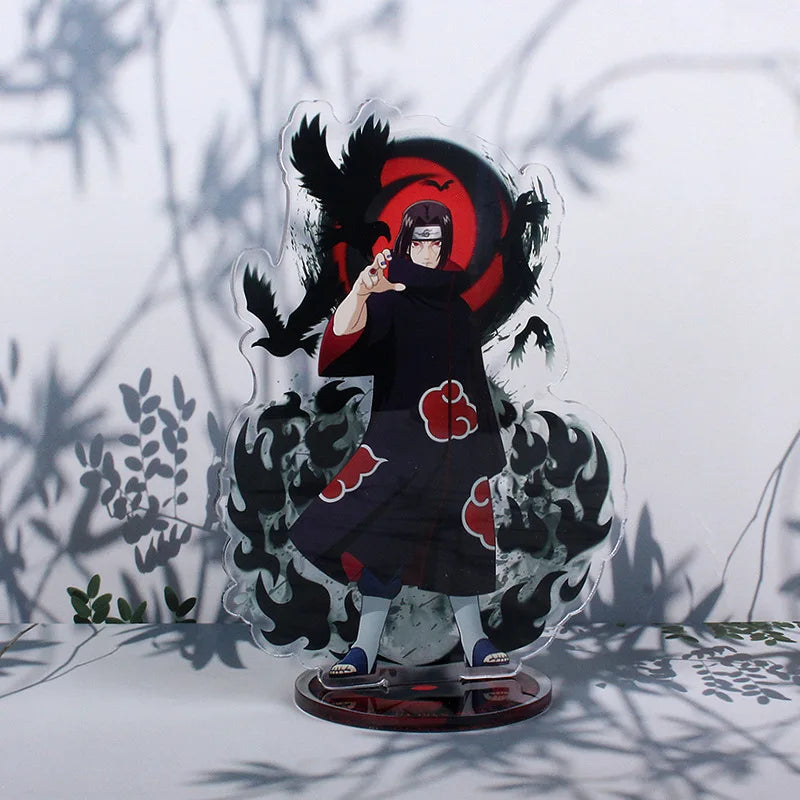 Anime Uzumaki Hatake Kakashi Uchiha Itachi Sasuke Madara Namikaze Minato Gaara Acrylic Stand Figure Toys