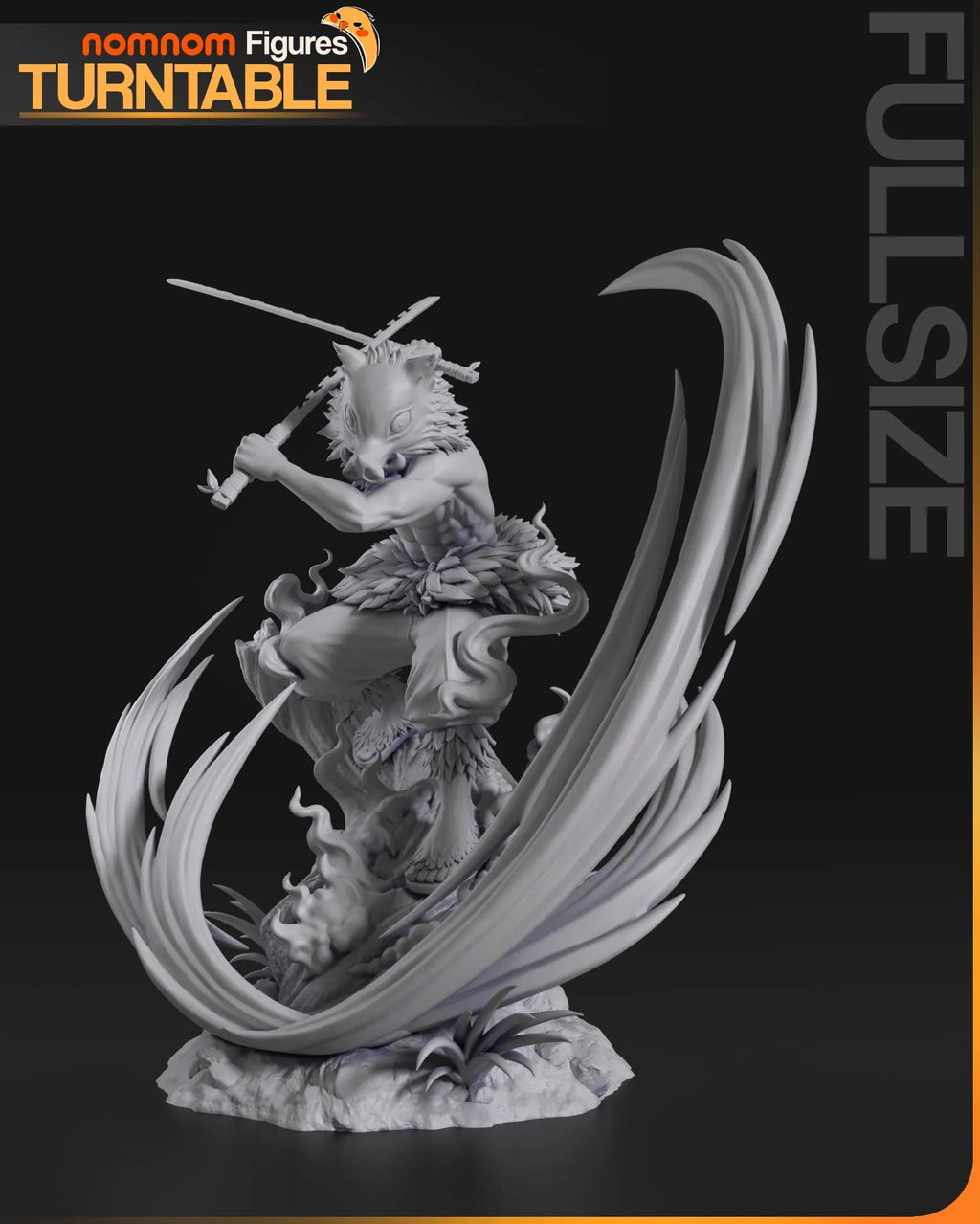 Inosuke Resin Figure - Demon Slayer Collectible - High-Quality Anime Figurine - Perfect Gift for Fans - 3D Printed Resin Figurine