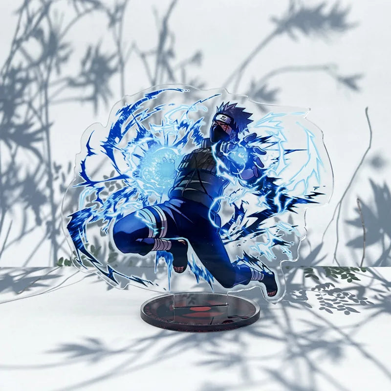 Anime Uzumaki Hatake Kakashi Uchiha Itachi Sasuke Madara Namikaze Minato Gaara Acrylic Stand Figure Toys