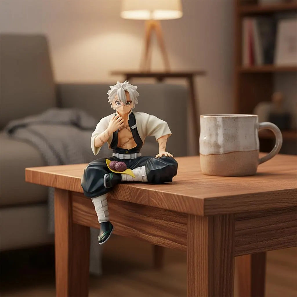 Sanemi Shinazugawa Figure | Demon Slayer Anime Statue | Manga Collectible Desk Decor