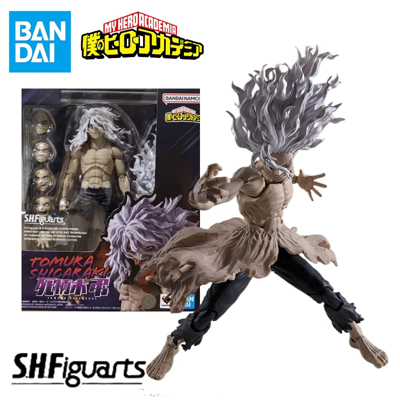 In Stock  S.H.Figuarts SHF My Hero Academia TOMURA SHIGARAKI Anime Action Fighter Finished Model Toy Gift for Children Kid