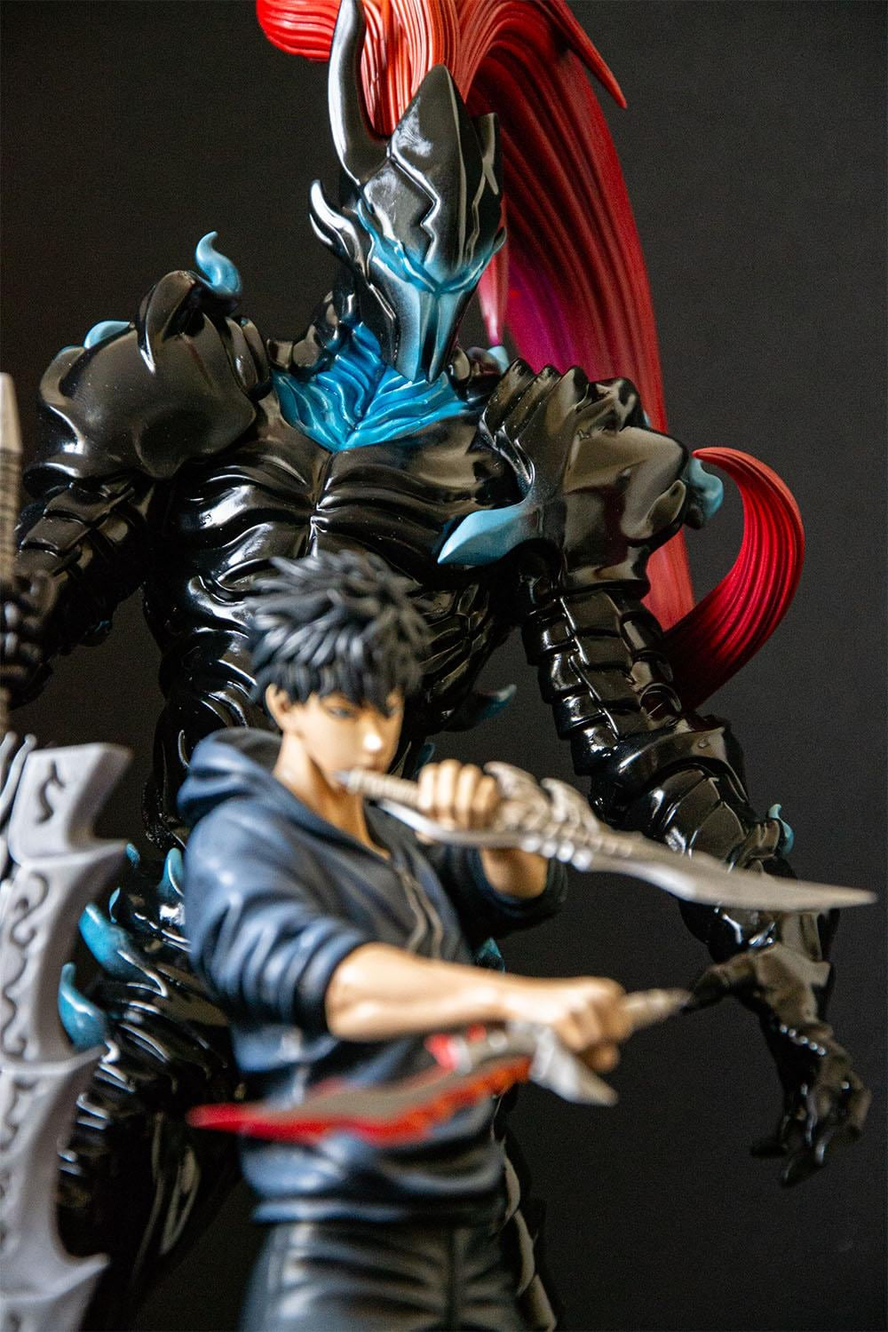 Sung Jinwoo Anime - Hand Painted - Resin Print