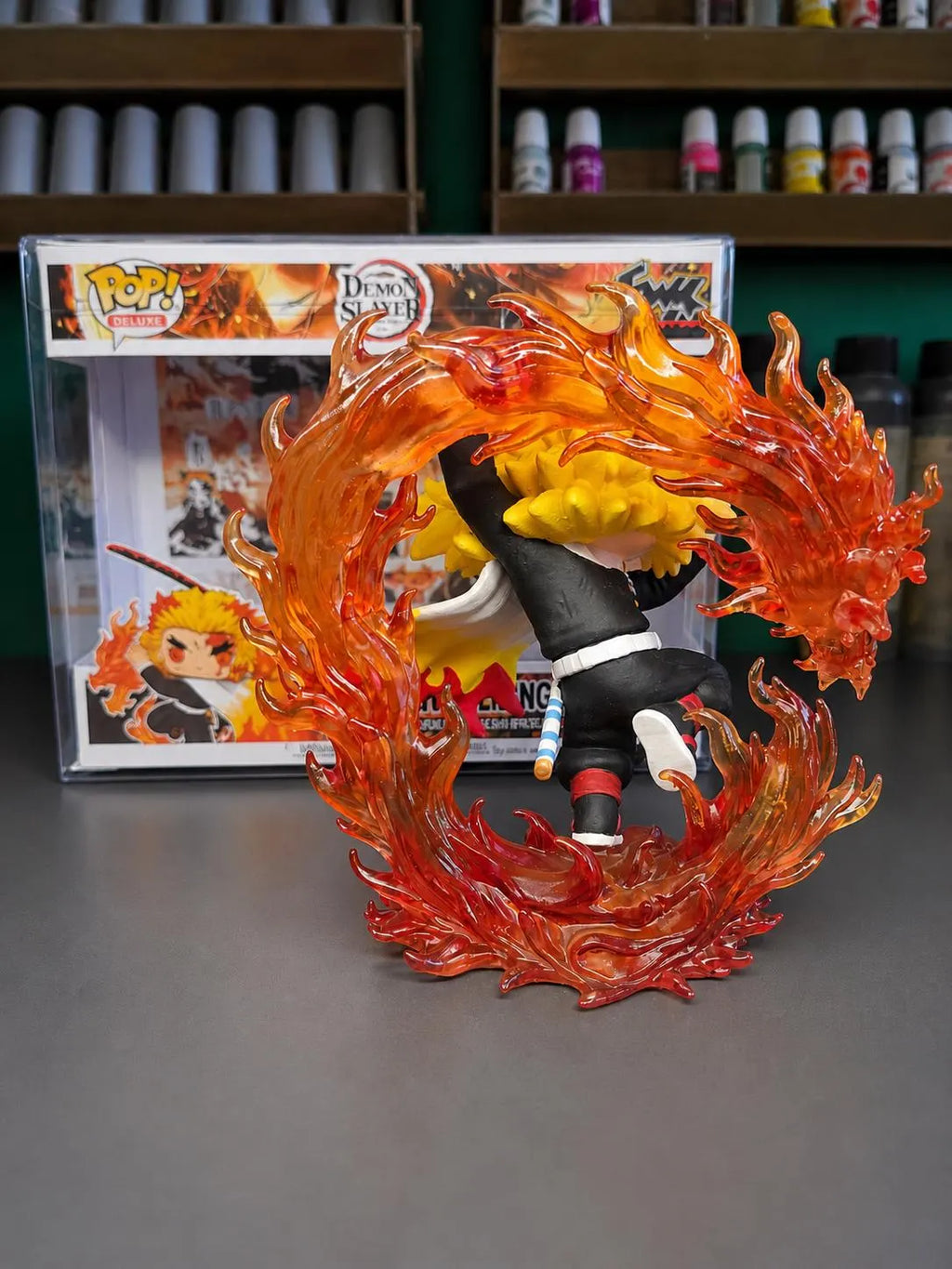 Kyojuro Rengoku Demon Slayer Custom Funko Pop Kimetsu No Yaiba