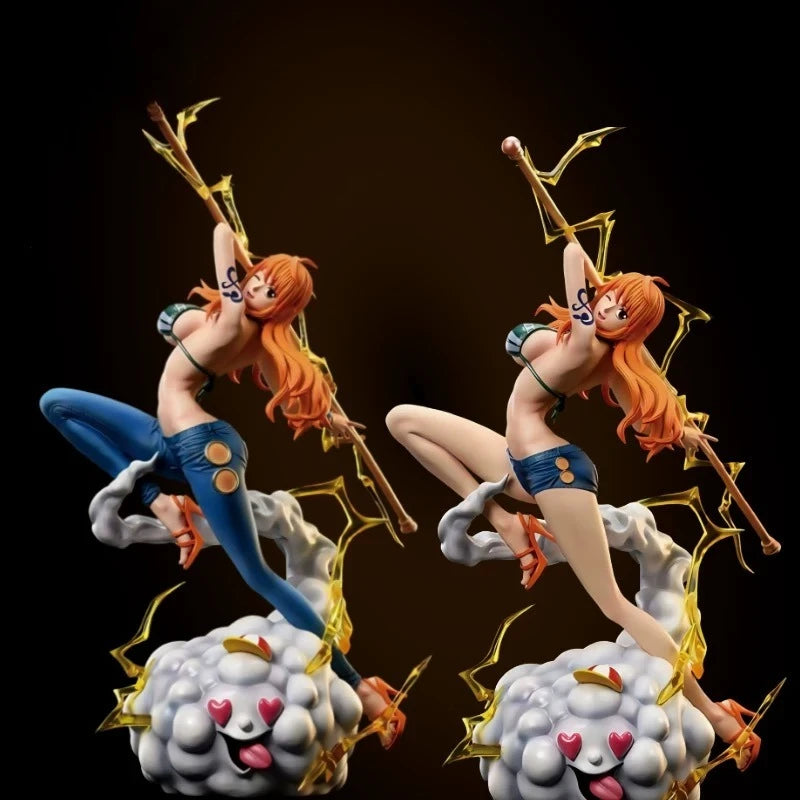 30cm One Piece Anime Figure Nami Hot Girl Action Figurine Hentai Pvc Statue Model Room Collection Decoration Toys Ornaments Gift